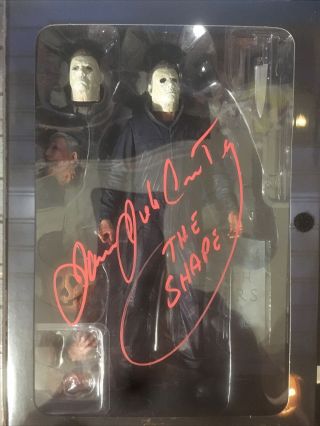NECA 2018 Halloween Michael Meyers Autographed by James Jude Courtney W/ 2