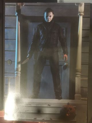 NECA 2018 Halloween Michael Meyers Autographed by James Jude Courtney W/ 3