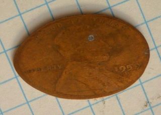 The Bay State elongated penny Massachusetts USA cent 1959 copper souvenir coin 2