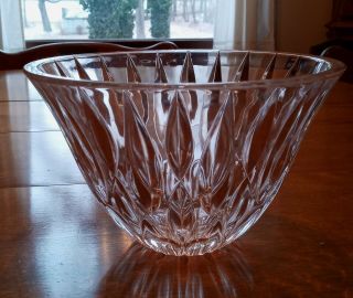 Waterford Crystal Bowl,  Marquis Pattern,  8 Inches Wide By 5 Inches Tall