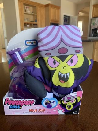 The Powerpuff Girls Mojo Jojo Puff Out Plush Doll/bottle Toys R Us Exclusive