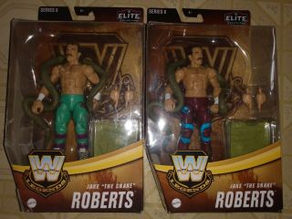 Wwe Legends 8 Jake The Snake Roberts Chase And Non Chase Mattel Elite