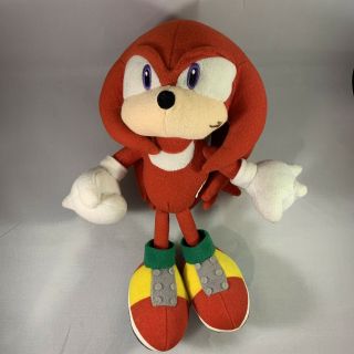 Sonic The Hedgehog Knuckles Plush Toy Doll Sonic X Vol 1 Rare Authentic 2003