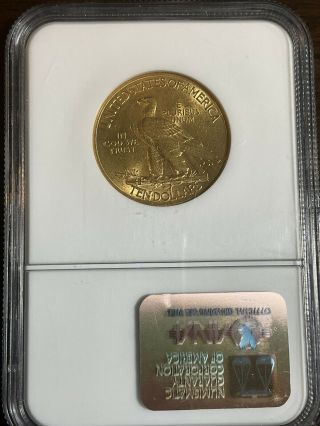 1910 US Gold $10 Indian Eagle - NGC MS61 2