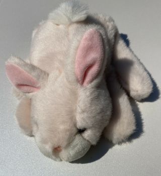 Wal Mart Pink Bunny Rabbit Hand Puppet 7 " Plush Stuffed Animal Vintage