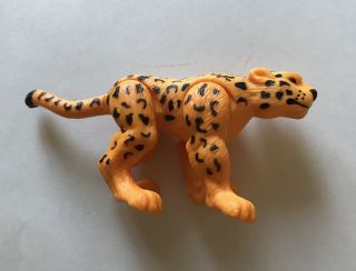 Imaginext Cheetah Leopard Safari Adventures Toy Animal Fighting Action