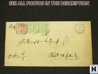 Noblespirit (sr) German States Thurn Taxis Southern District 1862 Fl