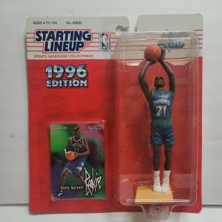 1996 Nba Starting Lineup Action Figure Kevin Garnett Timberwolves Rookie