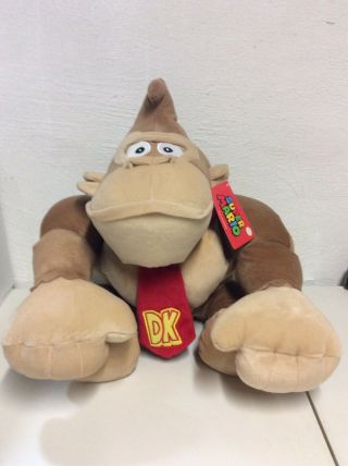 Rare Nintendo 2016 Mario Donkey Kong Plush Toy 15 " Tall Prize Redemp.