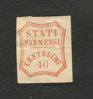 Italy - Mh Stamp - States Celebrating Provisional Government - Stati Parmensi,  40 C