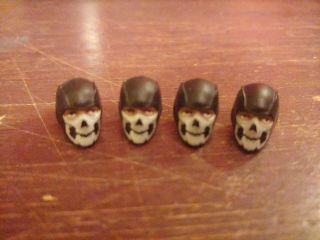 Marauder Task Force Four Black Skull Masked Heads Look