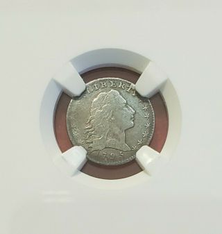 1795 Flowing Hair Half Dime Ngc Vf Details Scratches H10c