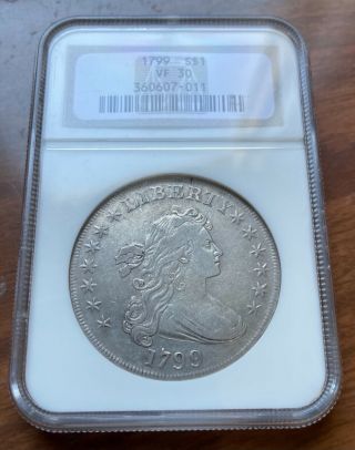 1799 Draped Bust Dollar Ngc Vf - 30