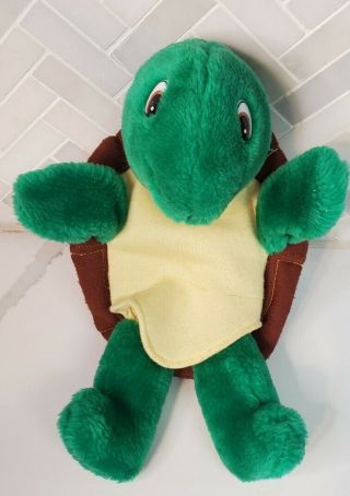 Franklin The Turtle 11 " Stuffed Hand Puppet Plush Vintage -