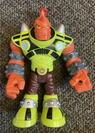 Planet Heroes Red Giant Slash 9 " Action Figure 2007 Fisher Price
