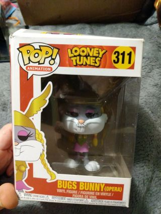 Funko Pop Bugs Bunny Opera Looney Tunes Animation 4 " Figure 311 Vinyl
