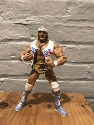 Wwe Mattel Hulk Hogan Ringside Exclusive Elite American Made With 1986 Title