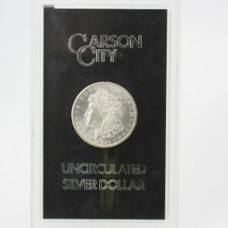 1884 - Cc Carson City Gsa Unc Morgan Silver Dollar United States $1 Nr Cb93 - 4