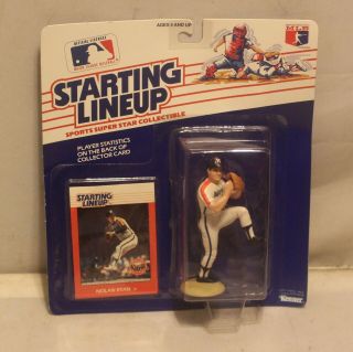 1988 Nolan Ryan Starting Lineup Action Figure On Card 85150 Vtg Baseball Mlb