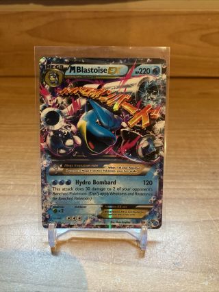 Mega M Blastoise Ex 30/146 Holo Ultra Rare Xy Base Set - Lp Pokémon Card