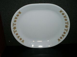 Vintage Corelle Butterfly Gold Serving Platter 12”x 10”