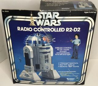 Star Wars Radio Controlled R2 - D2 1978 Complete Kenner Box Remote Orig Paperwork