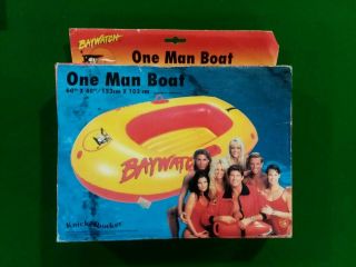 Baywatch One Man Inflatable Boat Novelty Rare
