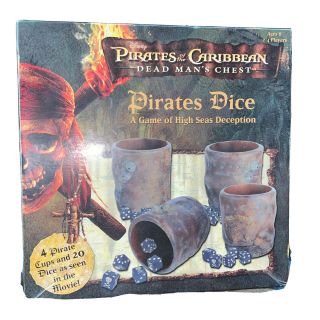 Disney Pirates Of The Caribbean Pirates Dice Game At Worlds End Dead Mans Chest
