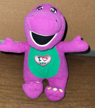 2013 Barney The Purple Dinosaur Sings I Love You Song Plush