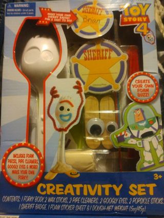 Toy Story 4 Make A Forky Sporky,  Creativity Kit,  Create Foam Buzz