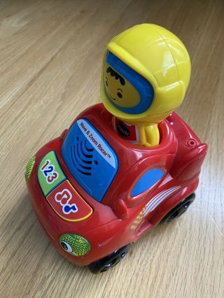 Vtech Move And Zoom Racer Car Driver Lights Music Toy