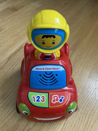 VTech Move and Zoom Racer Car Driver Lights Music Toy 2