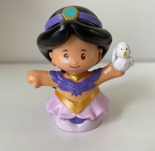 Fisher Price Little People Disney Princess Jasmine Figure With Bird