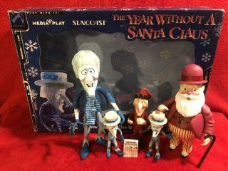 Palisades Toys 2002 The Year Without A Santa Claus Action Figure Set Snow Miser