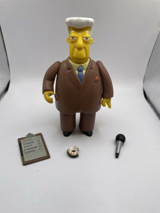 The Simpsons World Of Springfield Series 5 - Kent Brockman Action Figure Complet
