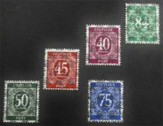 Nystamps Germany Stamp 595a - 599 Mogh Signed D3x3060