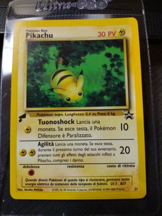 Pikachu 27 Black Star Promo Rare Pokemon Card 2000