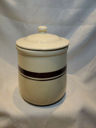 Vintage Mccoy Pottery Canister With Lid