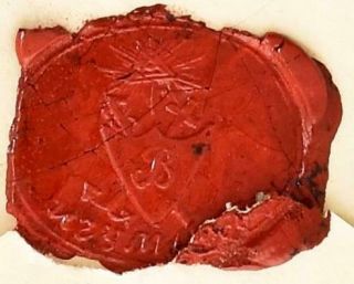 RUSSIA 1868 RARE Masonic ? Wax Seal on Old Stationery Cover from/to Must LOOK 2