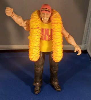 2011 Wwe Hollywood Hulk Hogan Mattel Action Figure Bonus Boa And Shirt