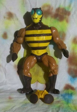 Vintage Complete Buzz Off He - Man Masters Of The Universe Action Figure 1983 Bee