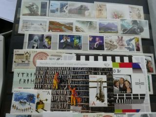 Norway 2010 Complete Year 15 Sets And 2 Mini Sheets Mnh