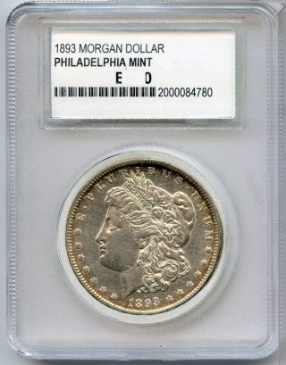 1893 - P Morgan Silver Dollar Philadelphia $1 Coin - Jm063