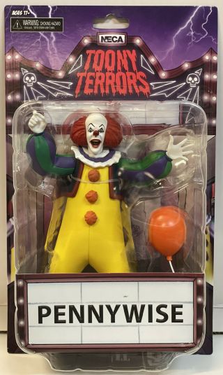 Pennywise It Classic Clown Toony Terrors Neca 6 " Horror 2019 Neca Release