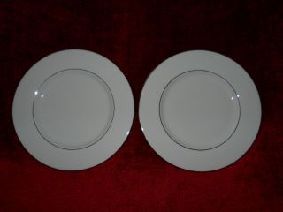 Fine Arts Classic Dignity Platinum Set Of 2 Dinner Plates