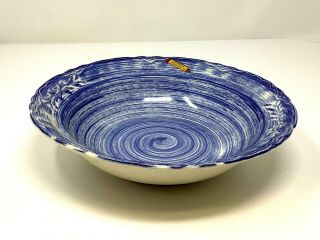 Blue Ridge Porcelain Bowl,  Blue,  9 " Souvenir Of Hopkinsville,  Ky