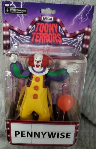 Neca - Toony Terrors - It - Pennywise The Clown - Collectable Figure Horror
