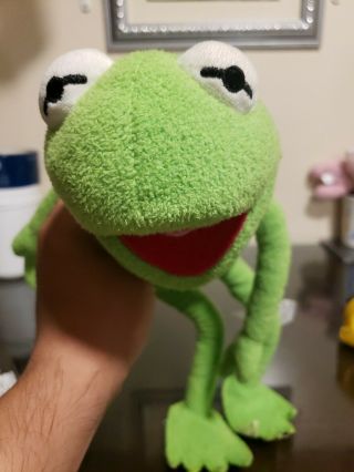 Authentic Disney Store Kermit The Frog Plush Soft Muppets