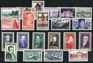 Frankreich: Jahrgang 1952 Minr.  937 - 957,  Postfrisch Komplett,  Mnh [13339