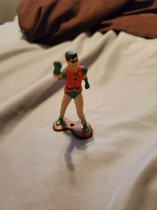 Vintage 1966 Ideal Justice League Dc Robin Figure Portugal 2 7/8 " Tall (no Cape)